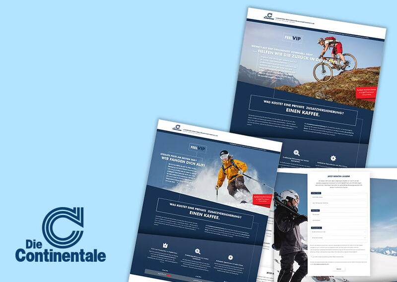 Teaserbild der Website feelVIP der Continentale Versicherung.