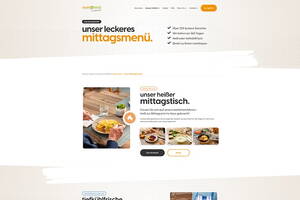 Vorschau der Website von Essenzmenü.