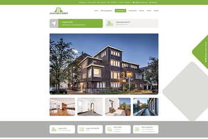 Darstellung einer Liegenschaft auf der Website von Julius Ewald Schmitt.