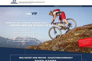 Vorschau  der Website feelVIP der Continental Versicherung.